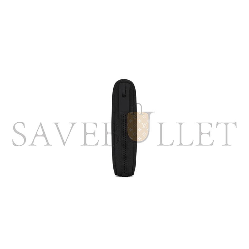 YSL CASSANDRE MATELASSÉ ZIP AROUND WALLET IN GRAIN DE POUDRE LEATHER 358094BOW081000 (19*9.5*2.5cm)